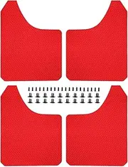 Mudguard for Toyota for Tacoma for Tundra for Hilux for Vigo for Surf GR 4X4 4WD for Off-Road Mud Flaps Fender Flares Fenders(4pcs red)