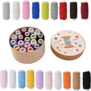 19 PCS Elastic Thread 0.6Mm 20M Each Spool Elastic Sewing Thread Sewing Machine