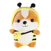 Catzon Super Soft Corgi Plush Great Gifts for Dog Lovers-Yellow Bee