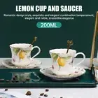Cup and Saucer Set Mini Coffee Mug with Plate Spoon Tea Set for Coffee Milk T