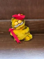 Garfield The Cat VTG 1981 Hugger Pincher Gripper Toy Clip Graduation 1981 Dakin