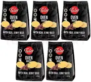5 TALER Oven Baked Chips with Beef Jerky European Snacks Crisps 120g 4.2oz