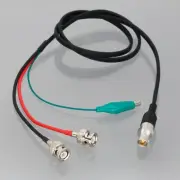 3-Lug Triax TRB Female to HI Guard 2x BNC Male Ground Alligator Clip Cable 1~6FT
