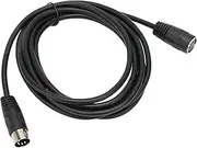 Cryfokt 5-pin MIDI Keyboard Extension Cable, Male to Female Convenient PVC 5-pin MIDI Extension Cable for Synthesizer for MIDI Guitars, Cryfokt8ogagqk0tc
