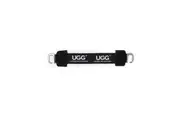 AUSTRALIAN SHEPHERD Slippers Removable Elastic Metal Connection Band Black / M
