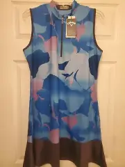 Callaway Womens Opti-Dri Abstract Gradient Print Golf Dress Size (Medium)