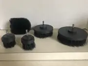 Shieldpro Brush Drill Attachment Set,Power Cleaning Scrub Brush Kit,All Purpose