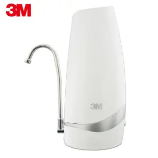 【3M】S003-CG DIY可生飲桌上型淨水器-鵝頸款+前置樹脂軟水系統超值兩件組