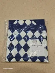 RARE NEW MACKENZIE CHILDS ROYAL HARLEQUIN CHECK 100% COTTON COOKING CHEF APRON