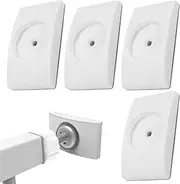 Nuyhadds Baby Gate Extender, Baby Gate Wall Pads - Wall Bumpers Mounted Guard 4X, Child Protection Non-Slip Home Door Stop Kit for Protection of Babies