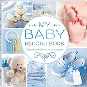 My Baby Record Book Blue