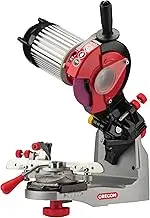 Oregon Professional Chainsaw Sharpening Device, Compact 230-Volt Bench Grinder, Universal Chain Saw Sharpener, Electric, for All Chainsaw Chains (520-230)