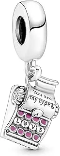 [PANDORA] Charm colgante 790069C01 Máquina escribir, one size, Sterling Silver, Cubic Zirconia