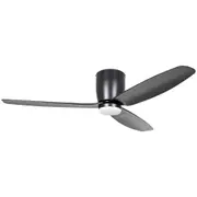 Seacliff DC Ceiling Fan 52" With LED Light Matt Black - 20523702