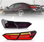 Tail lights Compatible With Toyot Camry 2018-2022 Rear Lamp Taillights Assembly SE XSE Replacement with Brake Turn Signal Reverse Light DRL