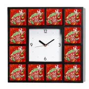 Mtn Dew Over Drive Flavor Advertising Promo Clock Big 10.5" Not $65 Mt Mountain