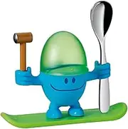 WMF Mcegg Egg Cup, Stainless Steel, Blue, 2-Piece