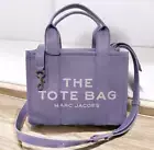 Marc Jacobs The Leather Mini Women's Tote Bag DAY BREAK With Tag New Limited