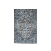 90 x 60cm Blue Shakespeare Polyester Indoor Mat