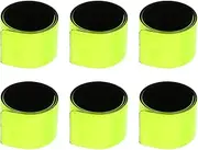 Baluue 12 pcs for Wristband Running Slap Band Reflective Working Snap Wearable Bike Straps Belt Gear Wrist Leg Trouser Hiking Binding Run Visibility Bands Bracelet Ankle Walking