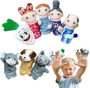 Finger Puppets for Toddler - Finger Puppets Farm Animals Storytime Learning | Toddler Reading Educational Prop for Role Playing Preschool Classroom