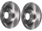 Front Brake Rotor Set For 02-06 Mini Cooper Base Luxury S Sport Salt XB94J2 (for: Mini)