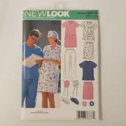 New Look Sewing Pattern E6777 Unisex Scrubs Size A (S-M-L-XL)