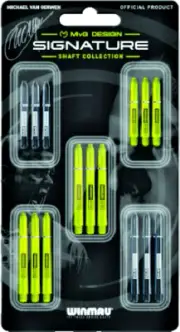 Winmau Dart Shafts MVG Signature Shaft 5 Sets Prism Michael Van Gerwen Pack of 5