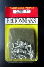 OOP Citadel / Warhammer Bretonnian F4 Men At Arms Villians & Arblastiers BNIB