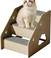 Sofa Dog Stairs | Small Animal Stairs | Wooden Dog Steps | Dog Step Sofa With Sturdy Wood Construction, Stability Allowing Dogs Or All