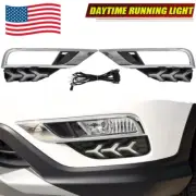 2x For 2015-2016 Honda CRV CR-V Front Bumper LED Daytime Running DRL Fog Light (for: Honda)