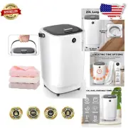 Large Portable Towel Warmer (20L) – Fits 2 Oversized Towels, Compact Grey