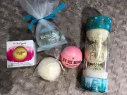 7 pack BATH BOMBS Fizzy FIZZIES - Assorted Colors Variety