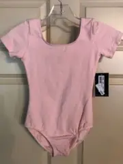 Bloch Ballet Leotard Pink Shortsleeve