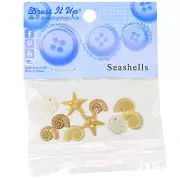 Dress It Up Embellishments-Seashells