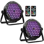 60LED Par Lights 2Pack 90W RGB Stage Par Lights Sound Activated Auto Play by R