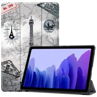 三星 iPad 皮套 GalaxyTab S6 Lite10.4 Tab S7/plus/S7 FE 2021 三折式殼