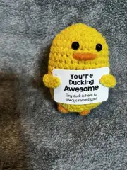 Your Ducking Awesome Positive Duck Plush Emotional Support