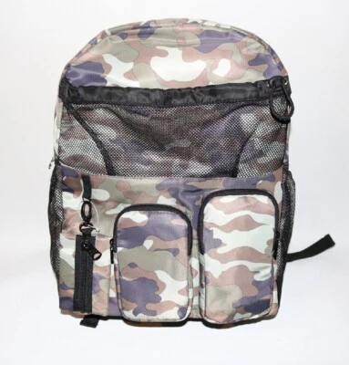 $85 Steve Madden Men's Multi-Pocket Dome Backpack - Olive/Camo New