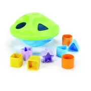 Green Toys 8-Shape Sorter Sensory/Tactile Fun Play Baby/Toddler Toy Set 6m+