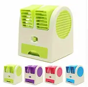 2 USB Portable Mini Fan Blade-less Mini Cooler Air Vent Cooling Fan Fragrance