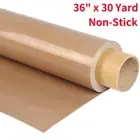 39" x 30 Yards PTFE Fabric Sheet Roll Sublimation Print 5Mil Thickness Resistant