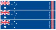 15 - 6x1" Aussie Flag Arrow Wraps with your name