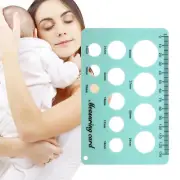 Breast Pump Flange Sizing Tool Nipple Ruler Nipple Measuring Tool Circle Ruler