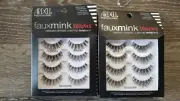 (2) ARDELL PROFESSIONAL FAUX MINK WISPIES BLACK LASHES
