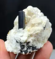 Very Unique Qty Beautiful Natural Color Tourmaline with Feldspar Specimen 450Cts