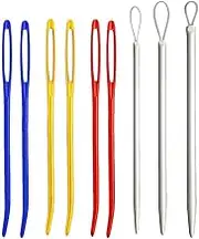 EXCEART Woven Rugs 9pcs Wool Needles Yarn Needle Tapestry Needle Sewing Needles Weave Knitting Needles Large-Eye Weaving Needle