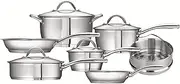 Tramontina Professional Cookware 7 Pieces Set,Silver