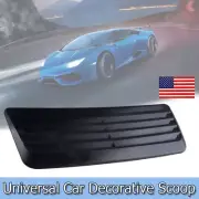 Universal Car Truck Hood Air Vent Scoop Decoration Bonnet Cover Sticker Black US