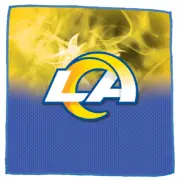 KR Strikeforce NFL Los Angeles Rams On Fire Bowling Ball Towel